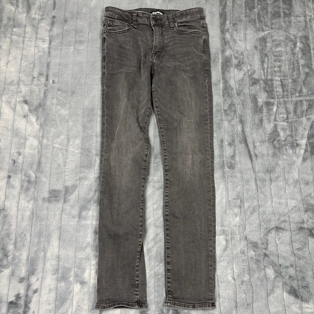 Express Slim Conscious Edit Jeans Mens 28x32 Faded Black Denim Pants